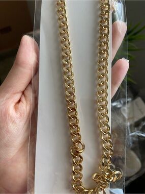 Gold Curb Chain Necklace - Classic Cuban Link